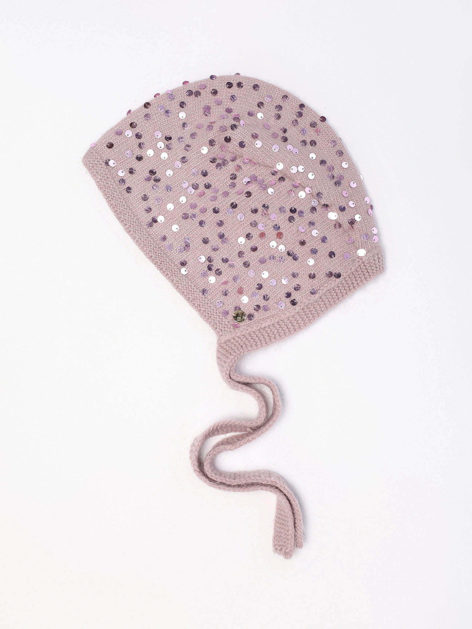 Шапка-капор с пайетками в ассортименте